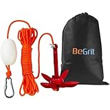 BeGrit 0,7Kg Anker Faltanker verzink Ankerset mit 10m reißfesten Ankerleine ø...