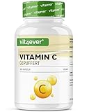 vit4ever Vitamin C gepuffert - 365 Kapseln - Hochdosiert mit 1000mg Vitamin C -...