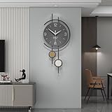 TWFJEL Modern Wanduhr Kreativ Minimalistisch Metallrahmen Dekorative Wanduhren...