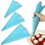 AMOYER 1pc Silikon Reusable Creme Piping Bag-Gebäck-Beutel Icing Piping Kuchen...