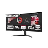 LG Electronics 34WR50QK-B.AEU UltraWide 1800R Curved QHD Monitor 34', 3440 x...
