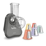 Moulinex Fresh Express Elektrische Gemüsereibe, Direktserviersystem, 5-in-1,...