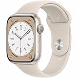Apple Watch Series 8 (GPS, 45MM) - Starlight Aluminiumgehäuse mit Starlight...