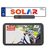 AUTO-VOX Solar Rückfahrkamera Kabellos mit 5' 1080P Monitor: 5000mAh Akku 2...