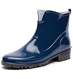 Ladeheid Gummistiefel Damen Kurz Wasserdicht Damenschuhe Elegant und Bequem...