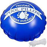VniYors Poolkissen Winter, 120 X120 cm Luftkissen Pool Winter, Poolkissen XXL,...
