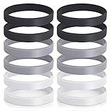 Yolev Silikon-armbänder, 12 Stück - Silikon.scatter.Einfärbige...
