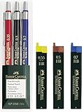 Faber-Castell 130622 TK-Fine Druckbleistift-Set, 3-teilig, mit Etui (und ein...