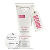 Vitabay Wild Yams Creme 250 ml - 80% Yamswurzel Extrakt Creme für Gesicht und Körper - 64% Diosgenin - Wechseljahre Wurzel Cream - 100% Nano-frei & ohne Synthetische Hormone