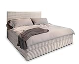 Masseno Boxspringbett PISA 160x200 cm Komplett-Set mit Matratze und Topper,...