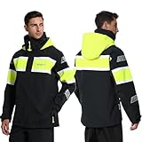 Navis Marine Herren Segeljacke Wasserdicht Nylon Atmungsaktive Offshore - Jacke...