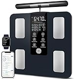 GE Körperfettwaage Smart Waage Personen: Digitale Waage mit Körperfett und...