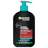 Garnier Hautklar Waschgel, BHA Carbon Cleanser mit Kohle, Anti-Mitesser &...