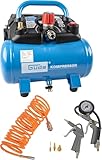 Güde Kompressor Airpower 190/08/6 (ölfrei, max. Druck 8 bar, Kessel 6 l, 1100...