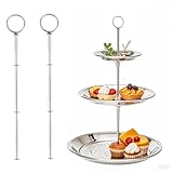 Xiciki 2 Set Etageren Stangen Set,Etagere Bausatz,etageren stangen Set 2...