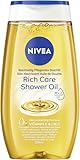NIVEA Reichhaltig Pflegendes Duschöl (200 ml), sanftes Duschgel mit...