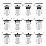 LIHAO 12x Schnuller Clips Metall Schnullerketten Baby Clip Ersatz für...