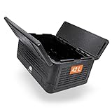 Thermobox groß faltbar schwarz zum Warmhalten und Kühlen - 42 L - Essen...