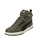 PUMA Unisex RBD Game WTR Sneaker, Deep Olive-Dark Chocolate Team Gold, 40 EU