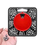 Bleischrot Angeln, Schrotblei Angeln mit Aufbewahrungskiste,Herausnehmbare Blei...