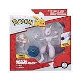 Pokémon PKW2941 - Battle Feature Figuren 2-Pack - Set Mewtu & Mew –...