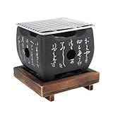 Sxhlseller Grill Im Japanischen Stil mit Tragbarem Quadratischem Design,...