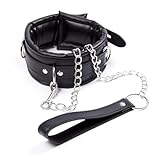 YUZHO Halsband damen für sex Erwachsene Einstellbar Lederhalsband mit Ketten...