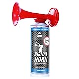 AAB Signal Horn – Laut Nebelhorn 106 dB(A) Mit Nicht Brennbarem Gas, Bis Zu...