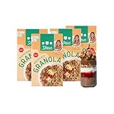 3Bears Granola | Knuspriges & veganes Granola, 4x325g | Ohne Industriezucker |...