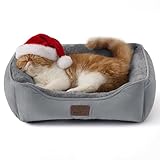BEDSURE Katzenbett waschbar Katzen Bettchen - 51x41cm Katzenkorb Indoor mit...