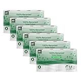 by Amazon Toilettenpapier, 3-lagig 100 % Recycelt, Weich und Stabil, 48 Rollen...