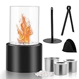 Gerbala Bioethanol Tischkamin, Tischfeuer für Indoor & Outdoor mit 2...