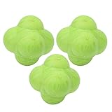 3pcs Reaktionsball, TPR Hex Bounce Reaktionsball Koordination Reflex Übung...