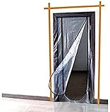 Meister Staubschutztür 220 x 112 cm - Integrierter Reißverschluss -...