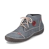 Rieker Damenschuhe Stiefel Schnürer Stiefelette Grau Freizeit, Schuhgröße:EUR...