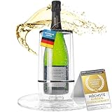 Dimono® Flaschenkühler doppelwandiger Weinkühler Thermo Sektkühler für...