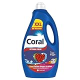 Coral Colorwaschmittel Optimal Color XXL Flüssigwaschmittel für länger...