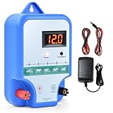Weidezaungerät 230V Elektrischer Weidezaun 2Joule Output für 2 bis 15 KM,12kV...