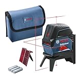 Bosch Professional Kreuzlinienlaser GCL 2-15 mit Halterung, 3x AA Batterien,...