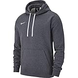 Nike Herren Club 19 Hoodie, Charcoal Heather/Anthracite/White/White, L
