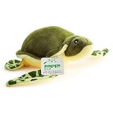 Zappi Co 100% recyceltes Plüschtier, Grüne Meeresschildkröte (30cm Breite)...