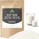 Waxcanpy Sojawachs für Kerzen, Premium Kerzenwachs 2kg, kerzenwachs zum...