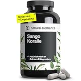 Sango Meereskoralle – 180 Kapseln – 660 mg Calcium – 330 mg Magnesium –...