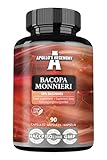 Bacopa Monnieri Extrakt 500mg, Brahmi-Extrakt (50% Bacoside), 90 vegane Kapseln,...