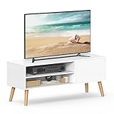 VASAGLE TV-Schrank, Lowboard, Fernsehschrank für Fernseher bis zu 55 Zoll, 120...