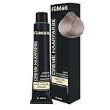 FemMas Haarfarbe Hell Lichtblond Asch 10.1 I Professionelle Creme Haarfarbe mit...