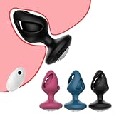 Xuomt Analvibrator 3 in 1 Dildo Analvibrator Analplug Vibratoren mit 10...