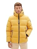 TOM TAILOR Herren 1037350 Recycled Down Puffer-Jacke mit Abnehmbarer Kapuze,...