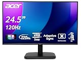 Acer EK251QG Monitor 24.5 Inch (62 cm Screen) Full HD, IPS, 120Hz HDMI, 75Hz...