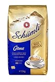 Schümli Crema Ganze Kaffeebohnen 1kg - Stärkegrad 2/5 - UTZ-zertifiziert | 1kg...
